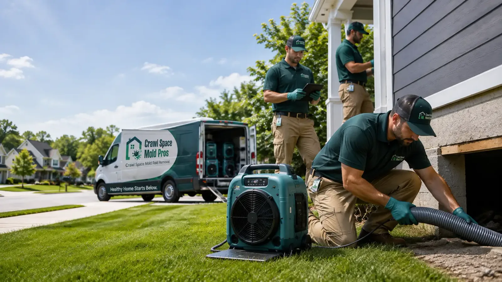 Crawl Space Mold Removal in Ola, ID